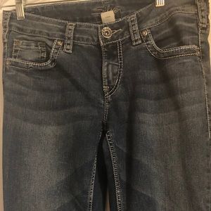 Silver slight boot cut jeans